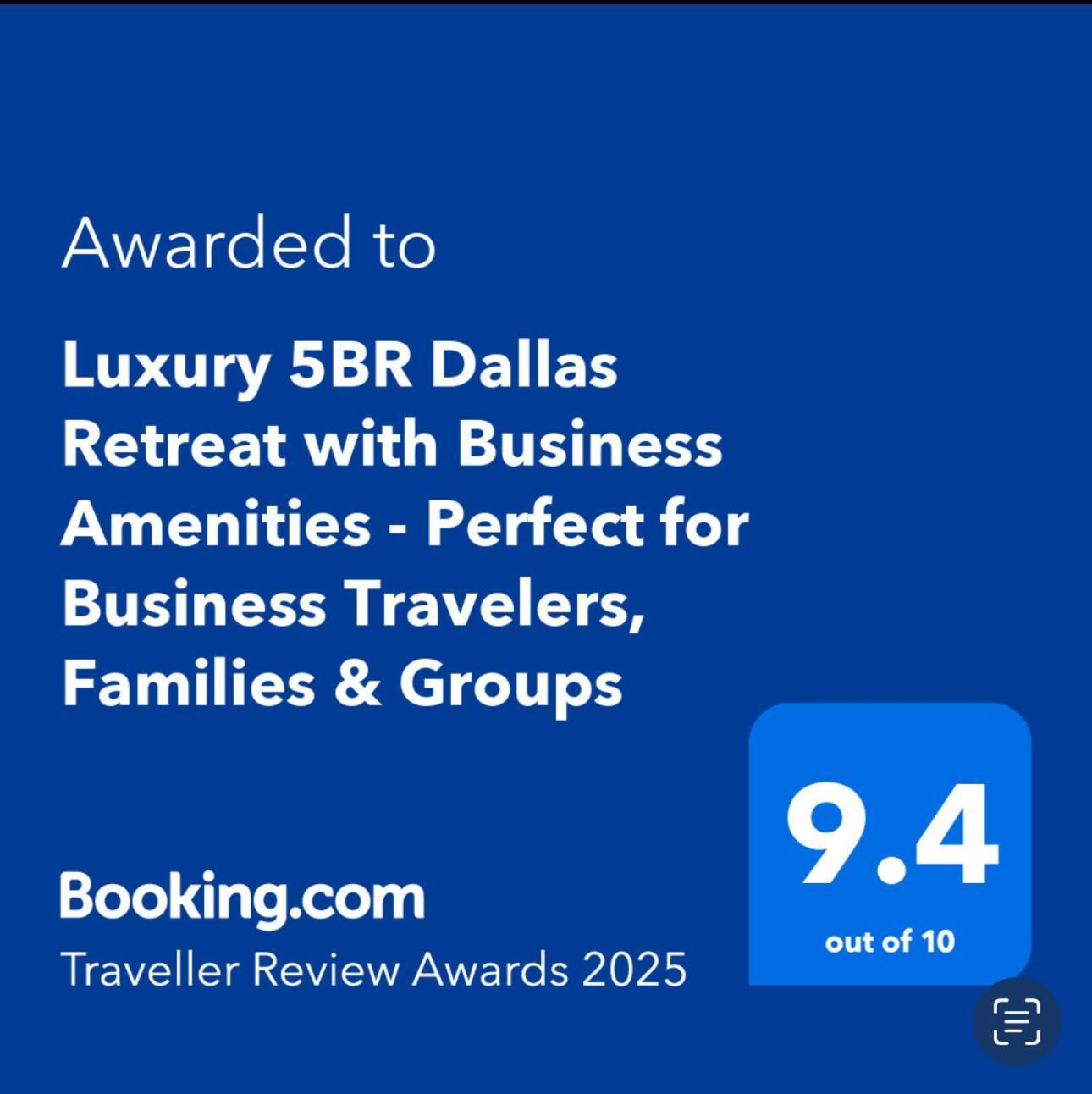 Luxury 5Br Dallas Retreat With Business Amenities - Perfect For Business Travelers, Families & Groups Exteriör bild